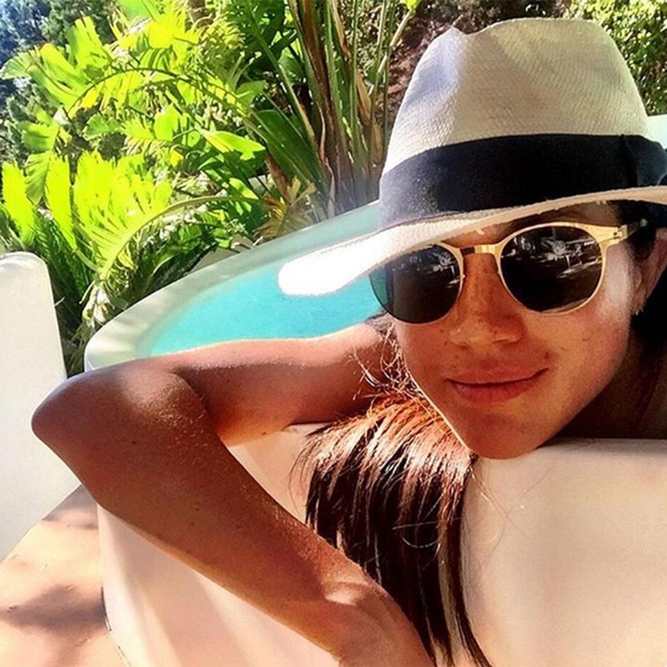  Meghan on holiday in Ibiza last summer