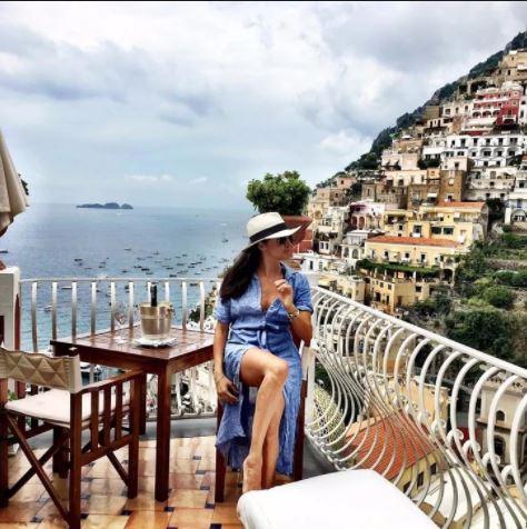  Meghan on holiday in Positano, Italy