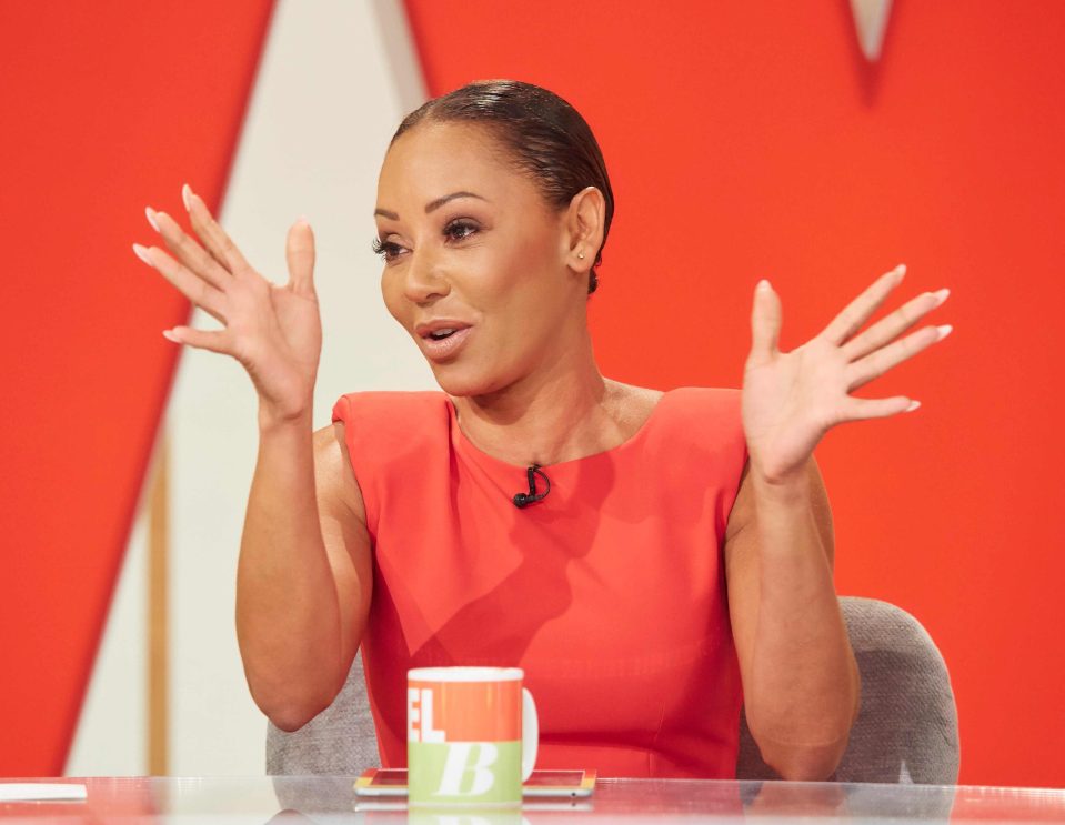  Mel B insisted she isn't into kinky sex on today's Loose Women