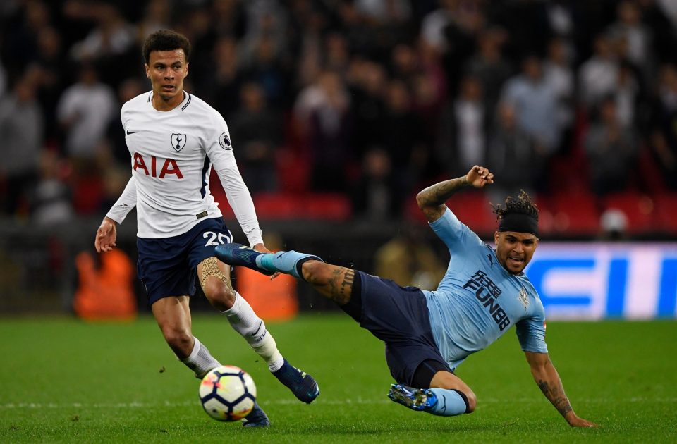  Dele Alli played for Tottenham last night in their Premier League win over Newcastle that secured Champions League football for next season