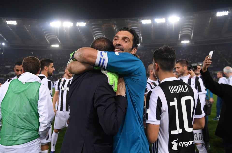  Gianluigi Buffon kept a clean sheet in what is expected to be his final Italian Cup final