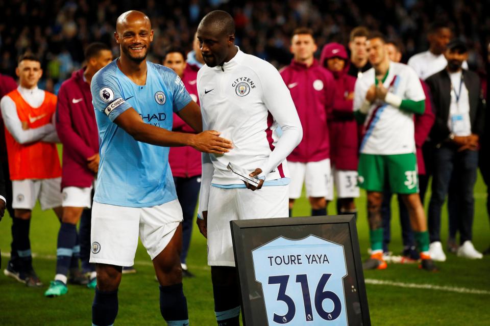  Yaya Toure is a free agent after finishing his Manchester City career