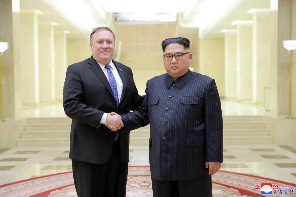  Kim met US Secretary of State Mike Pompeo in March