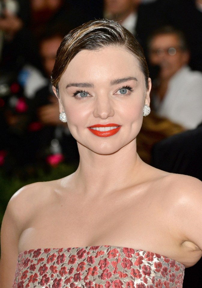 Miranda Kerr used the NuFACE device to sculpt her face in the run-up to her wedding day last year