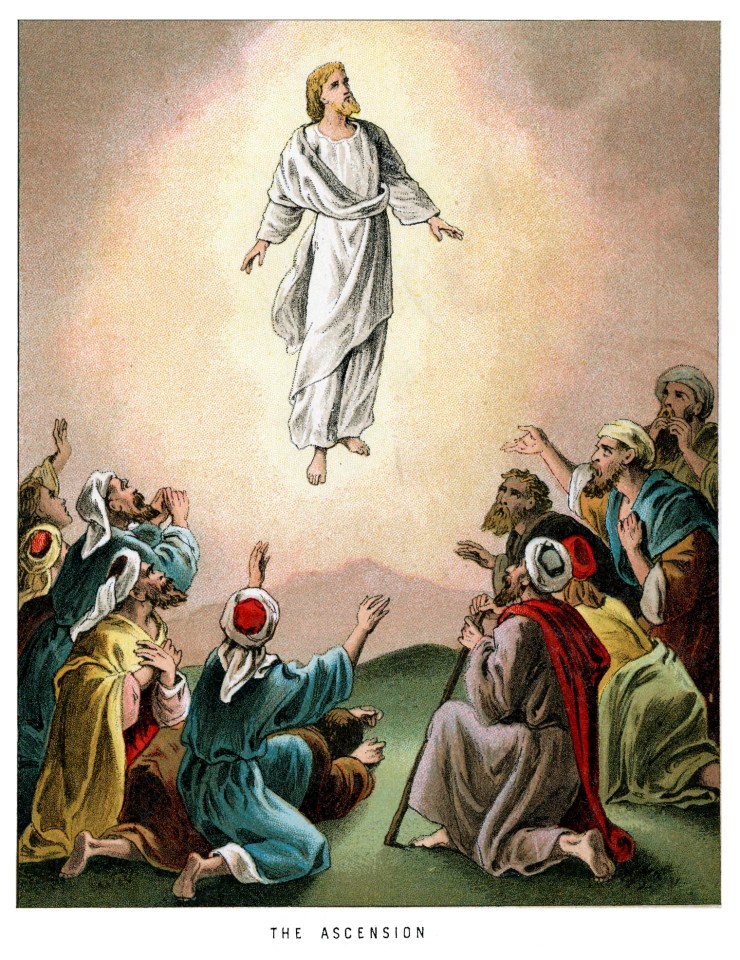 The day marks when Jesus ascended to heaven in front of his disciples