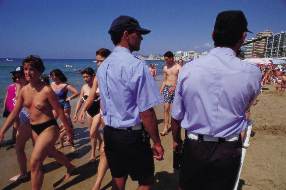  Topless sunbathing became the norm in Benidorm - even though bikinis had been banned there until the 1960s