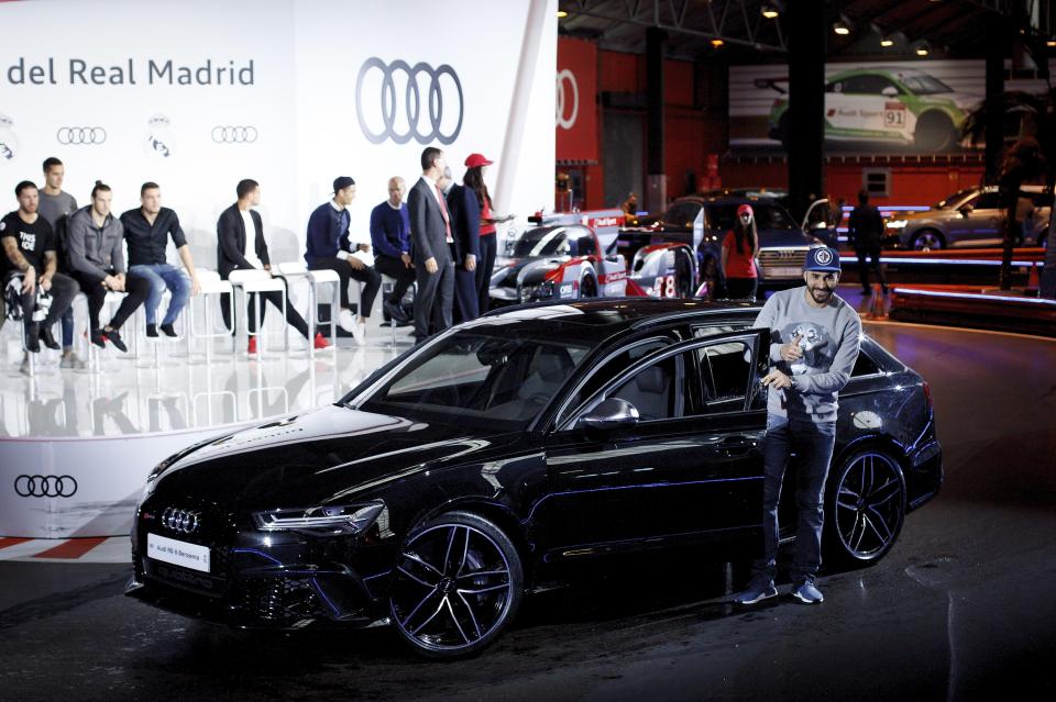  As part of Real Madrid's sponsorship deal with Audi, Karim Benzema can get his hands on any of their cars he wants