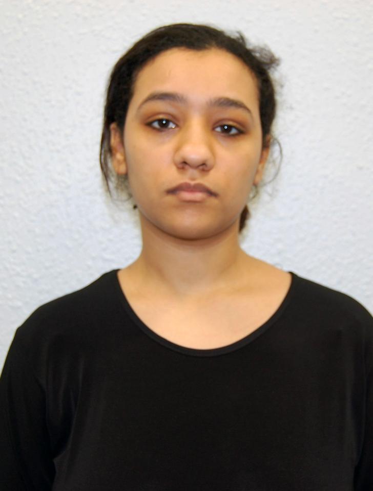  Safaa also encouraged her sister Rizlaine Boular, 21, pictured, to carry out a knife attack at the Houses of Parliament