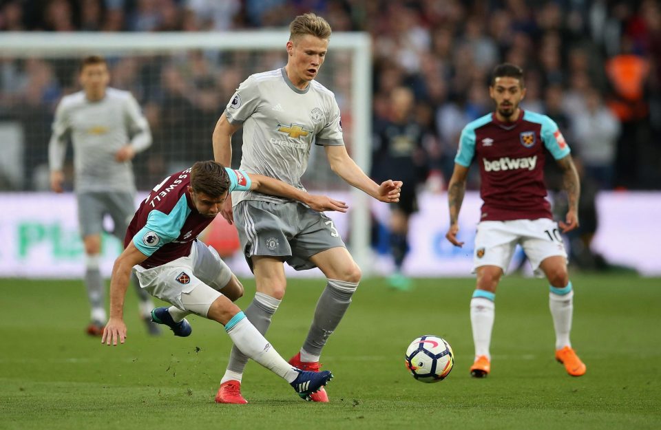  Scott McTominay has featured 21 times for Manchester United in all competitions this campaign