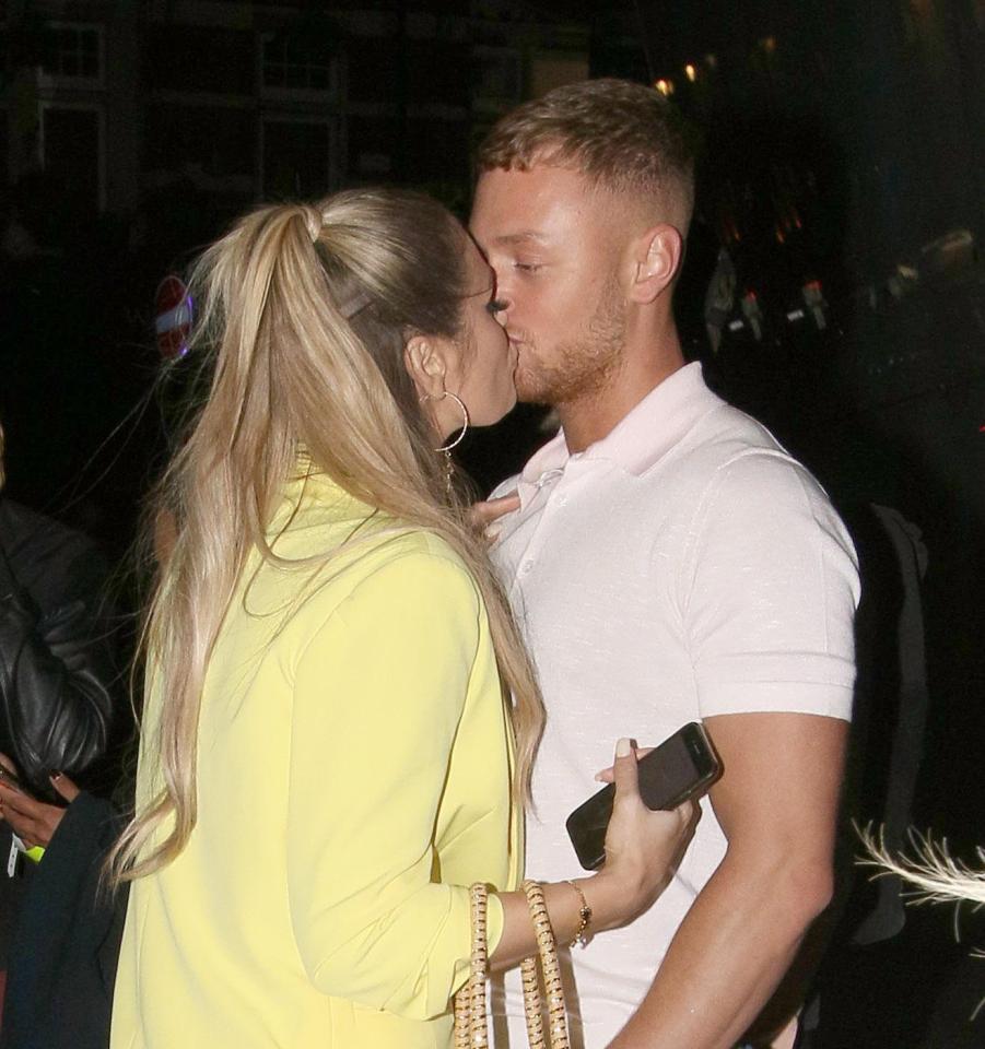  Chloe Sims has been pictured kissing new boyfriend Adam Oukhellou