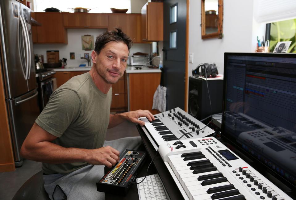  Simon Rex has previously starred in three solo nude sex films