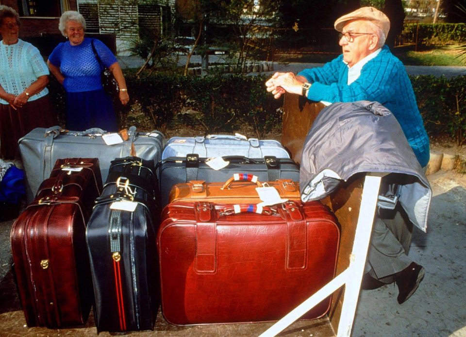  British pensioners continued to visit the resort - despite increasingly rowdy behaviour