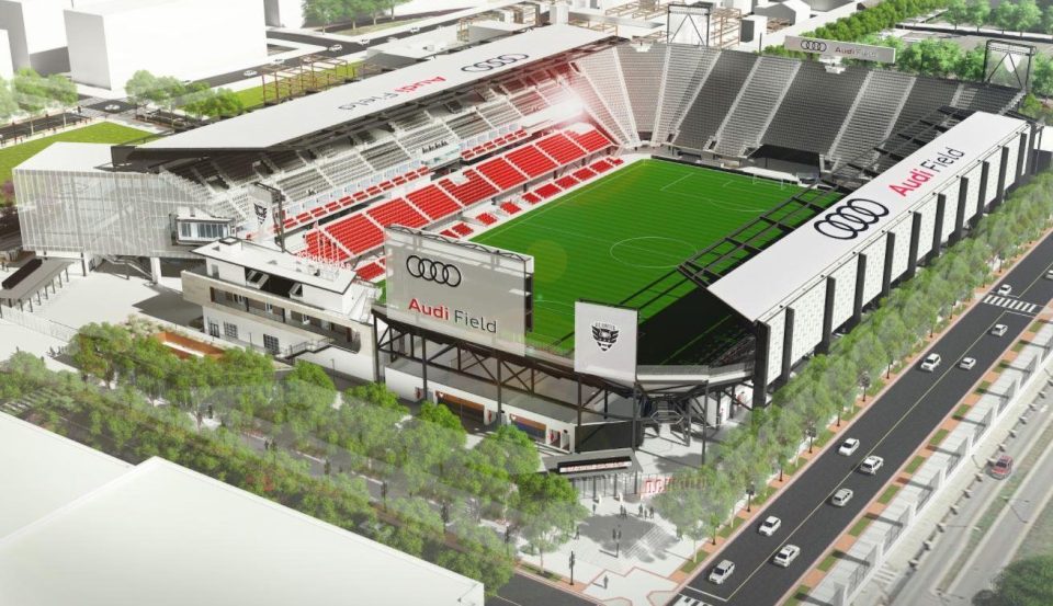  This is Rooney's new home, the 20,00 capacity Audi Field Stadium