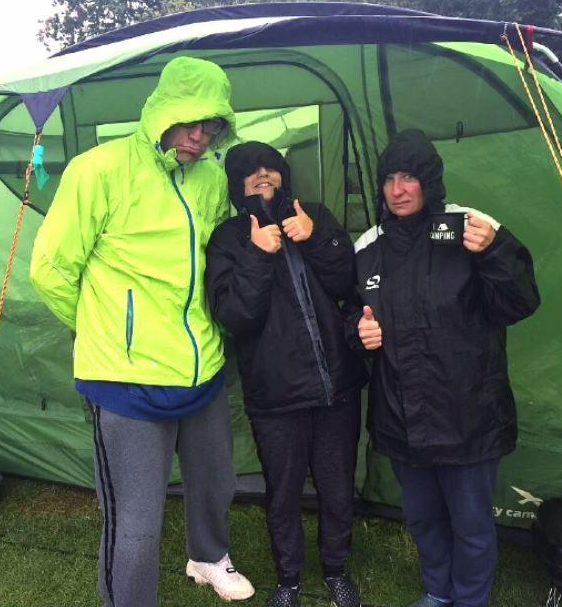 Hayley’s rainy campsite honeymoon was not the glam affair she’d imagined