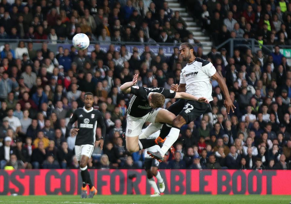  Cameron Jerome rose highest but will his header take Derby up?