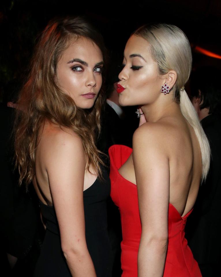  Rita sings about her relationship with Cara Delevingne in Girls