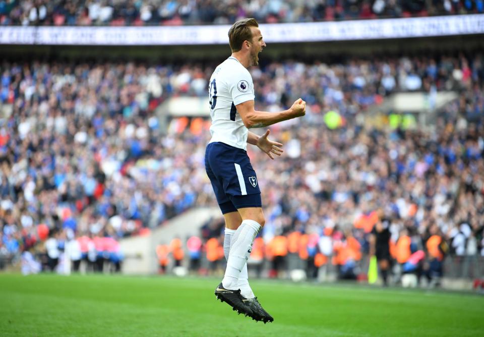  Harry Kane fell two short of Mo Salah on 30 goals for the campaign