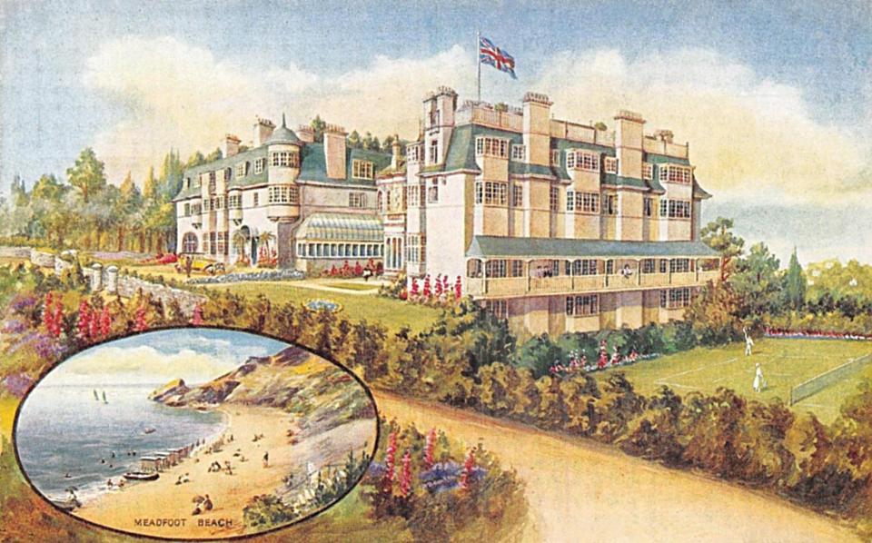  A new book shines a light on British seaside resorts at the height of their popularity, like this image of the Torquay Hydro Hotel