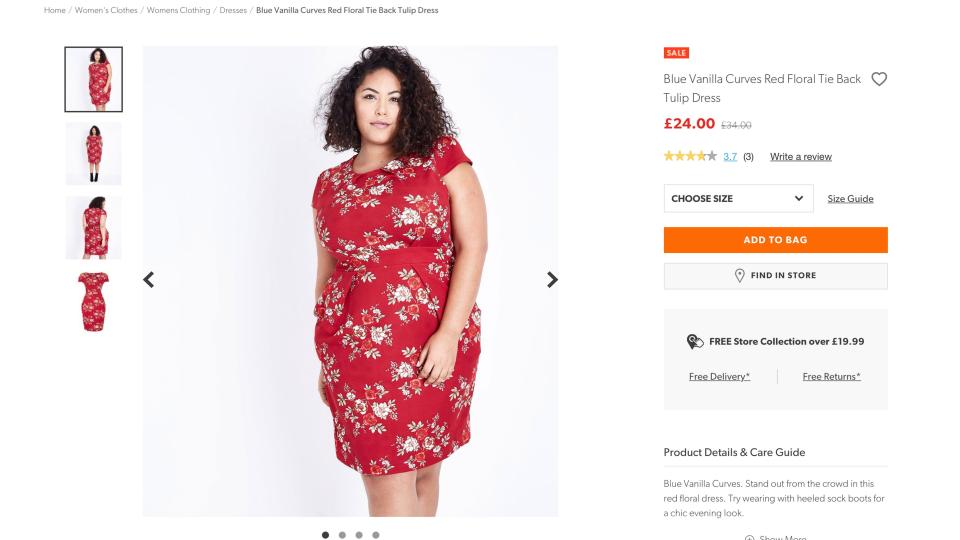  The exact same item still costs £6 more on sale - the dresses were priced £8 apart before going on sale