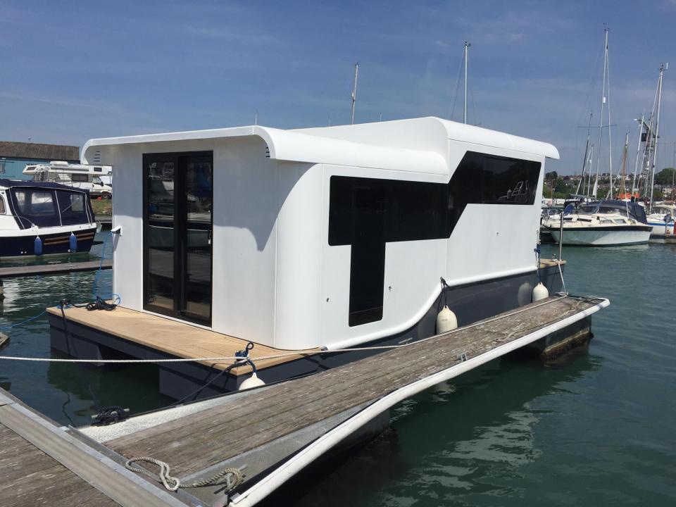  You might recognise the houseboat because it featured in Channel 4's My Floating Home programme