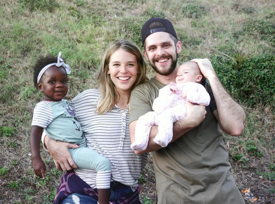  US Country music star Thomas Rhett admits becoming a father to two girls and scoring a number one album on the Billboard 200 has turned his life on its head