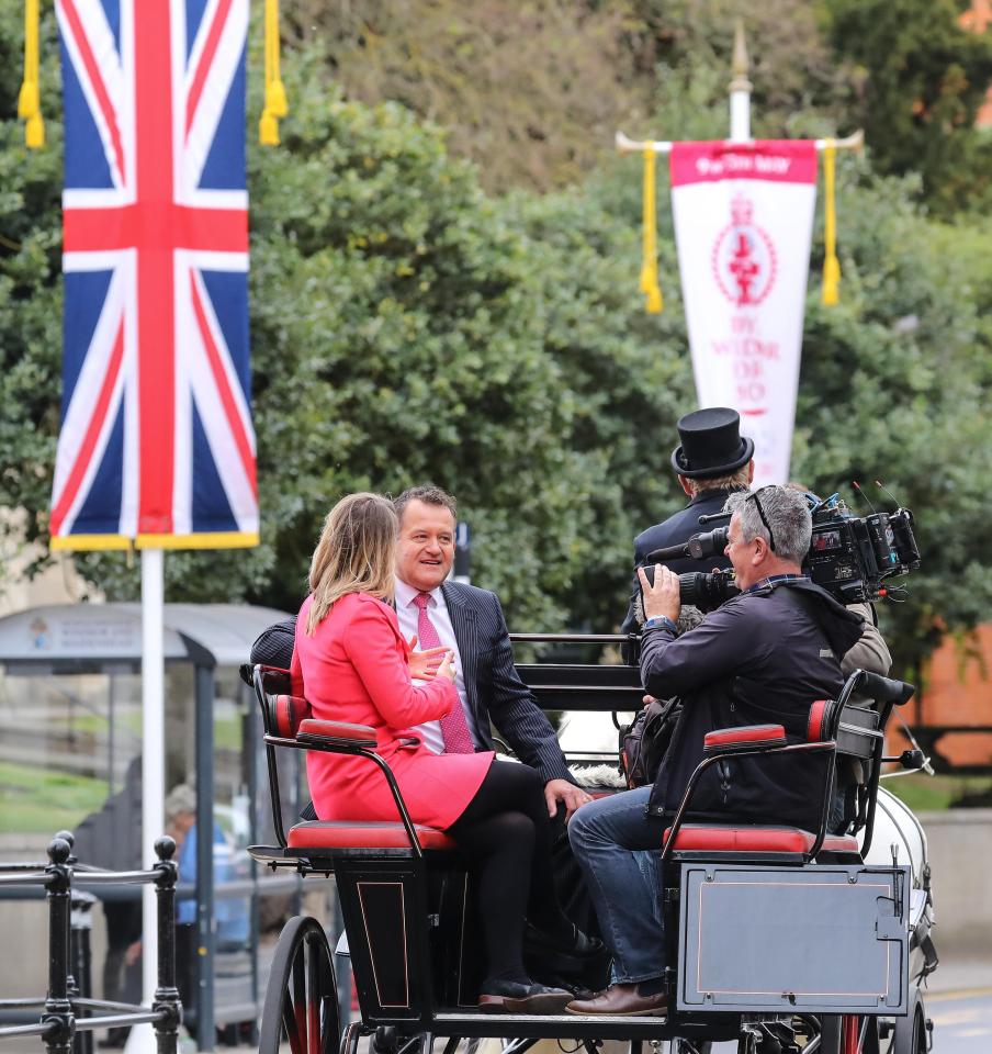  Former Royal butler Paul Burrell being interviewed for TV