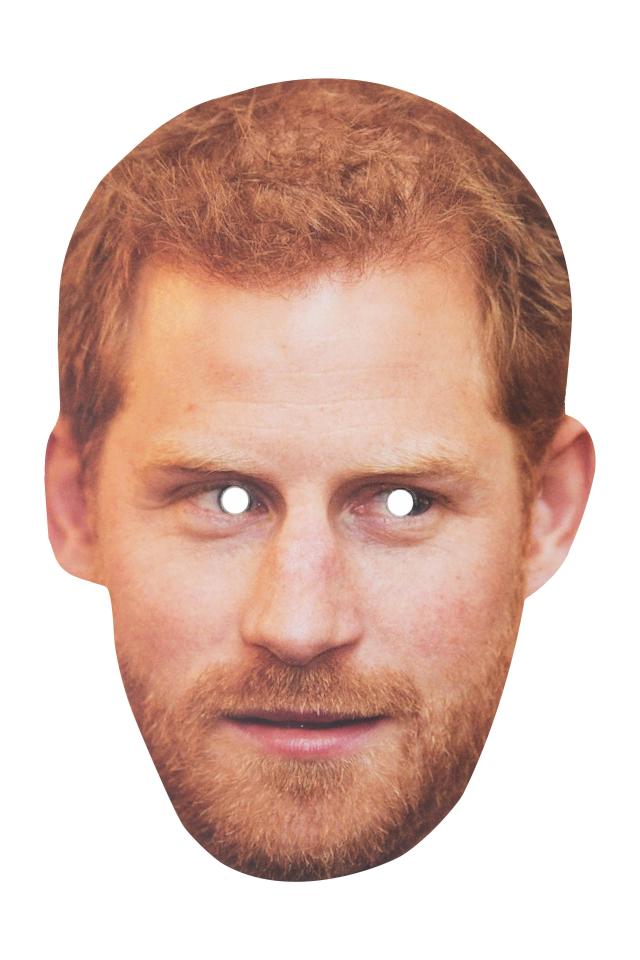  You can grab a Prince Harry mask from Poundland