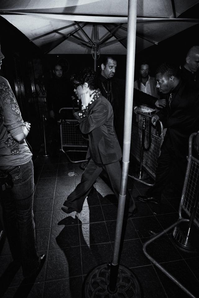  Prince was wearing heels when he made his way into Boujis nightclub in Kensington