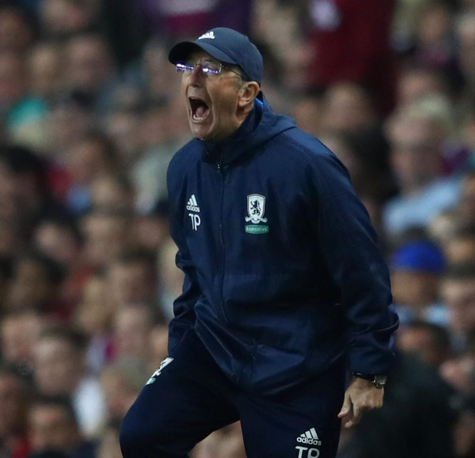  Boro boss Tony Pulis was left fuming with Dean's decision not to show the red card