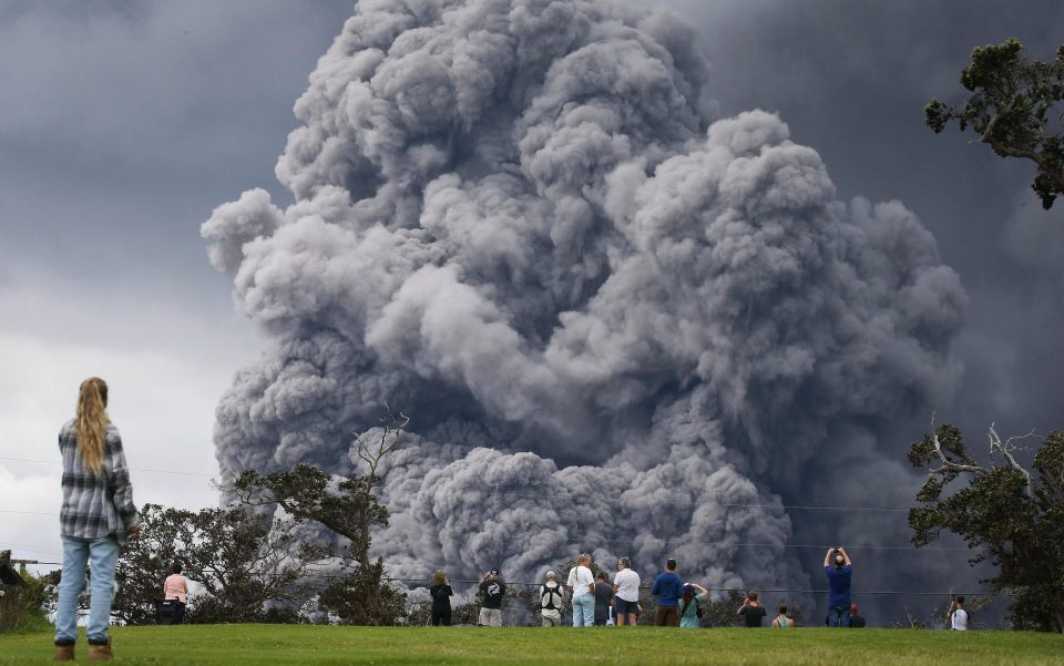  The furious volcano has been erupting for 10 days