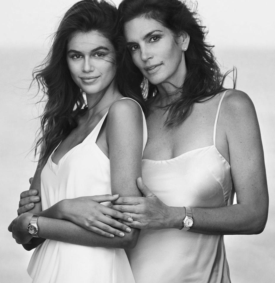  Cindy Crawford was joined by her daughter Kaia Gerber for the joint shoot