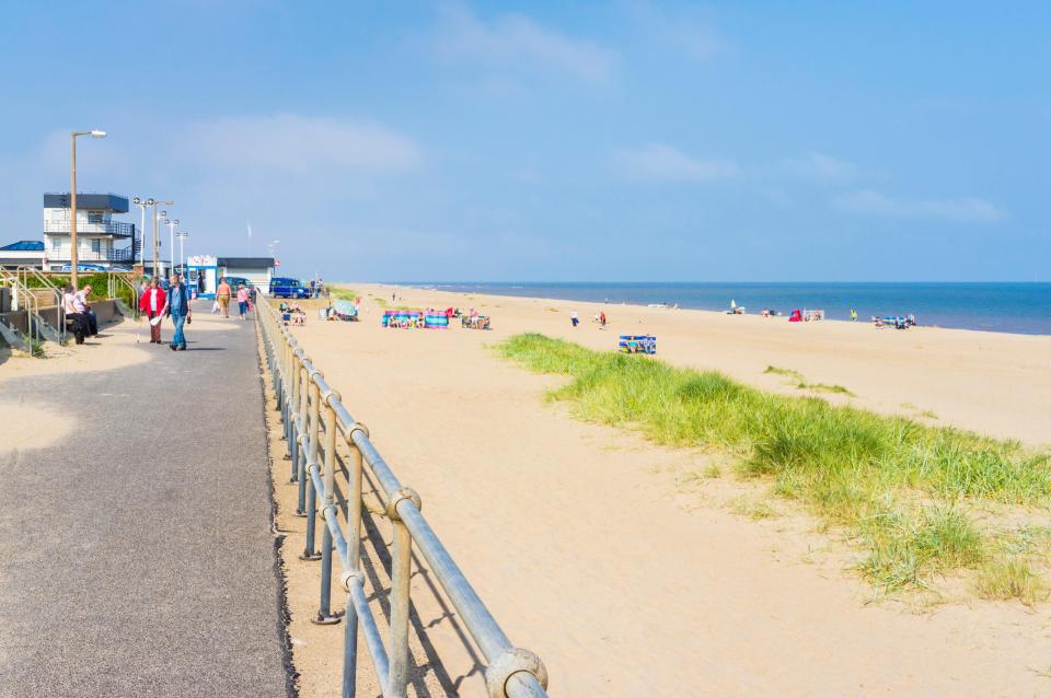  Ingoldmells in Lincolnshire has sandy dunes and a long promenade for exploring