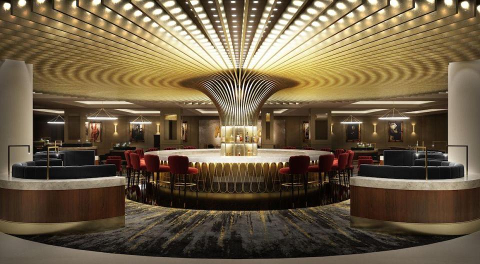  One of the bars at the upcoming Hard Rock Hotel in London, set to open in spring 2019