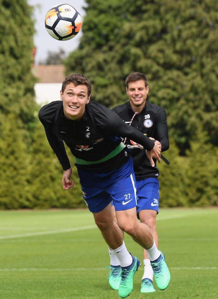  Andreas Christensen is unlikely to start for Chelsea now that Cahill is back in the team