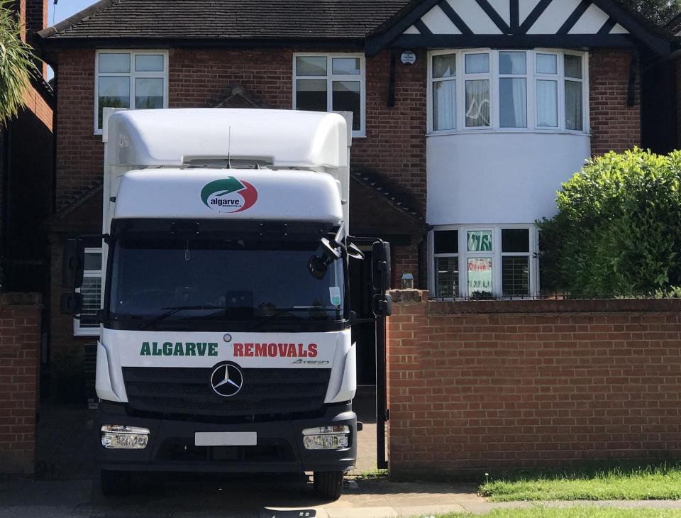  Removal vans have been spotted this week at Ant’s former property in West London