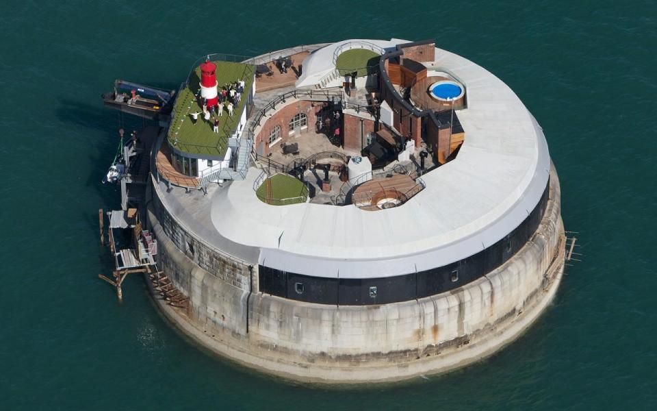  Spitbank Fort is among three sea forts in The Solent for sale at £11million