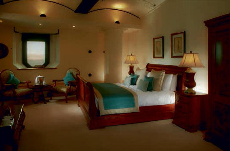  There are just nine luxury suites in the fort