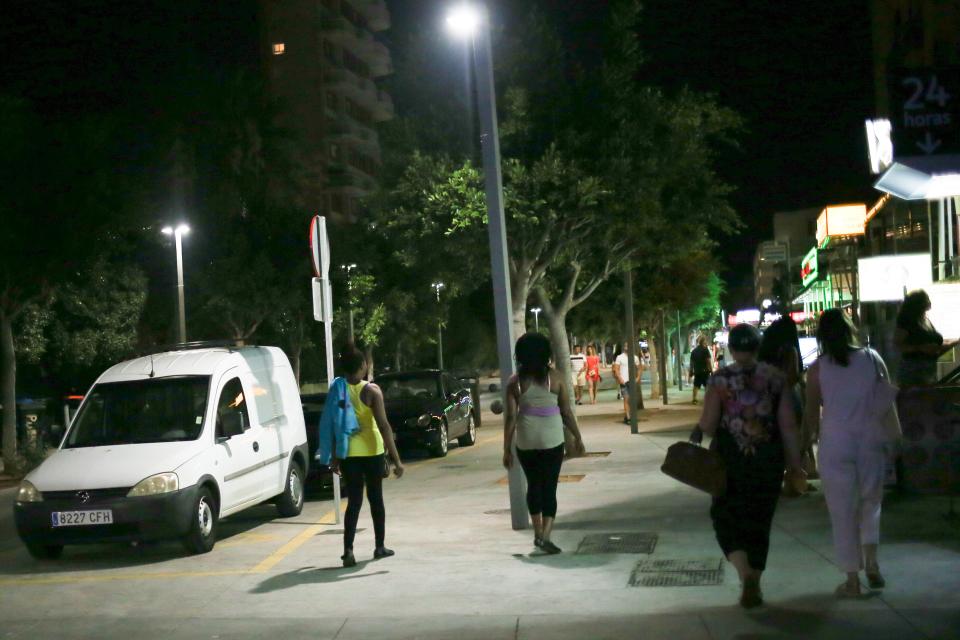  Hookers prowl the streets in Magaluf looking for drunk tourists