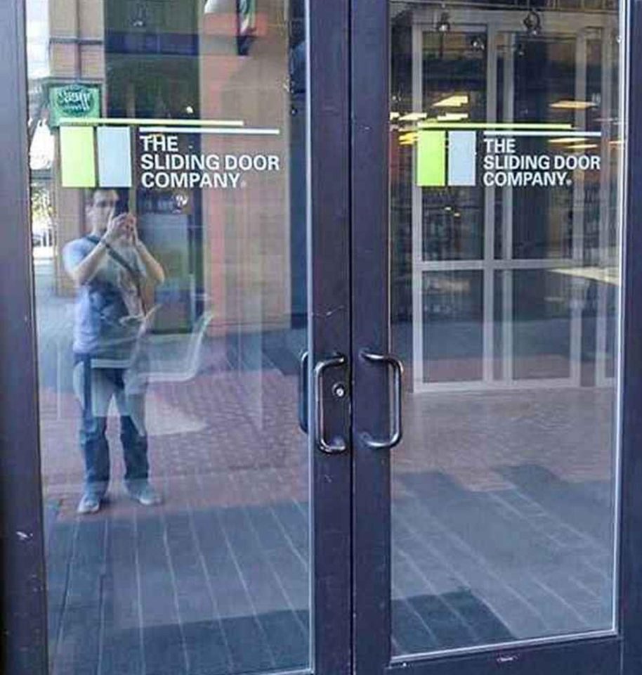  An interesting decision by this company to go for traditional swing doors