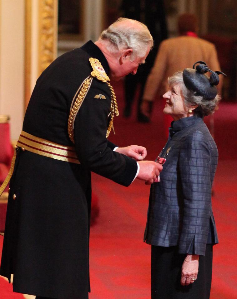  Prince Charles, who presented actress Julia McKenzie with a CBE, will add a touch of dignity to the occasion