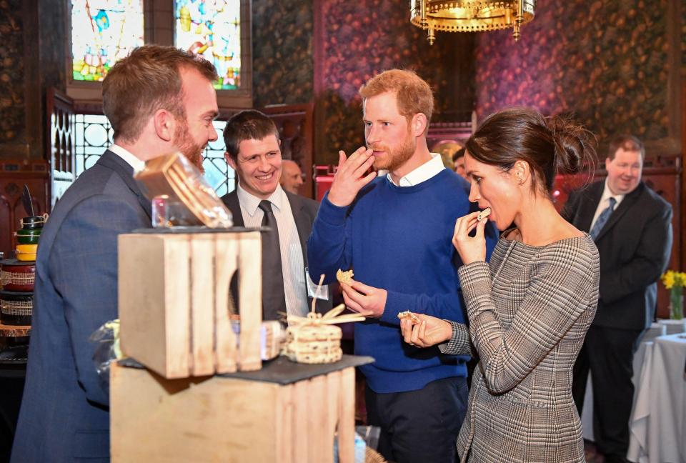  The couple are both big foodies