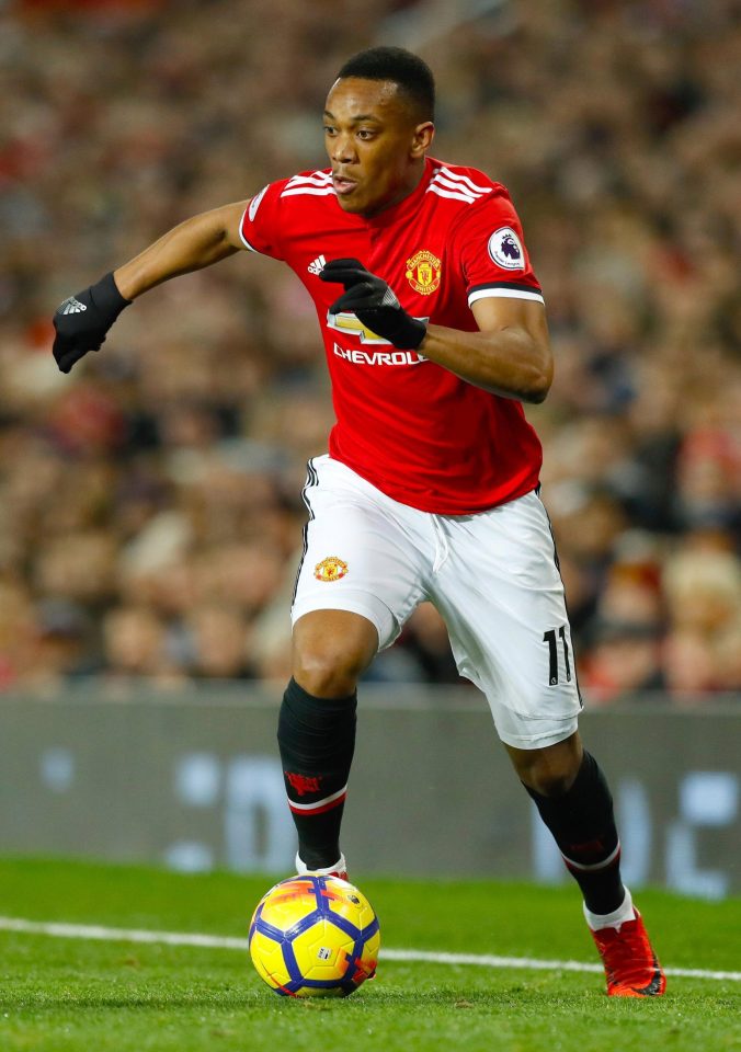  Fast-raiding attacker Anthony Martial showed outstanding promise initially for Manchester United but has failed to develop enough