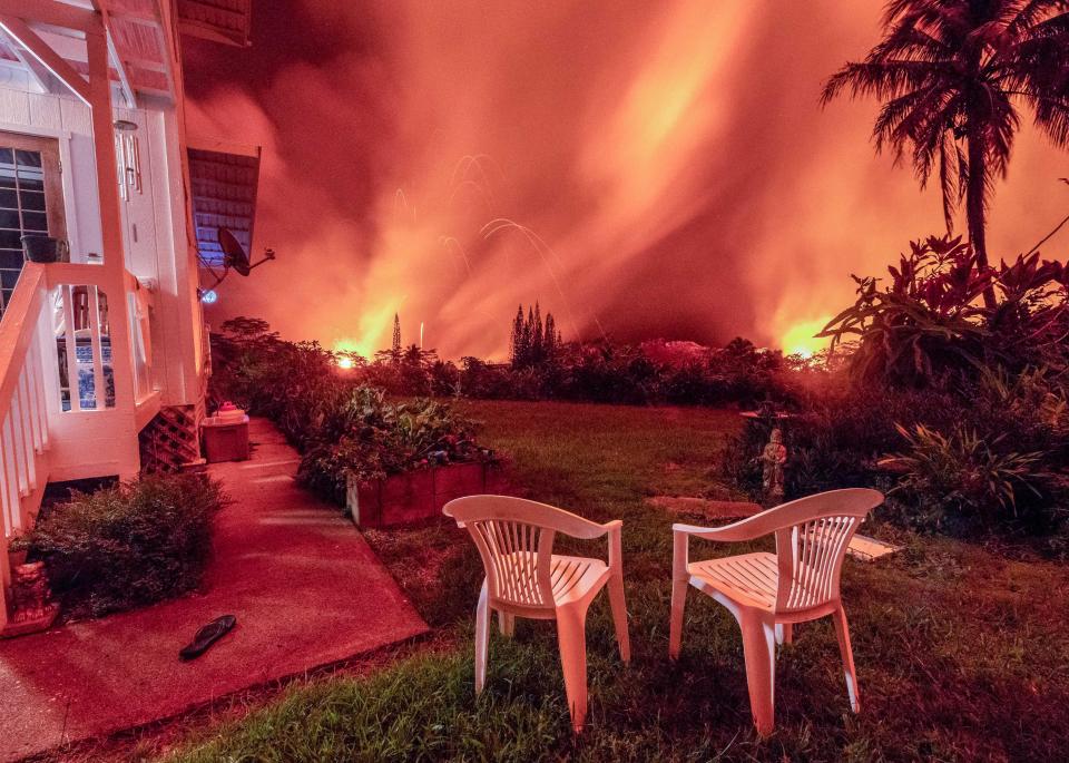  She was forced to flee as the aftershocks of the eruption were so powerful that Dona's glass windows shattered