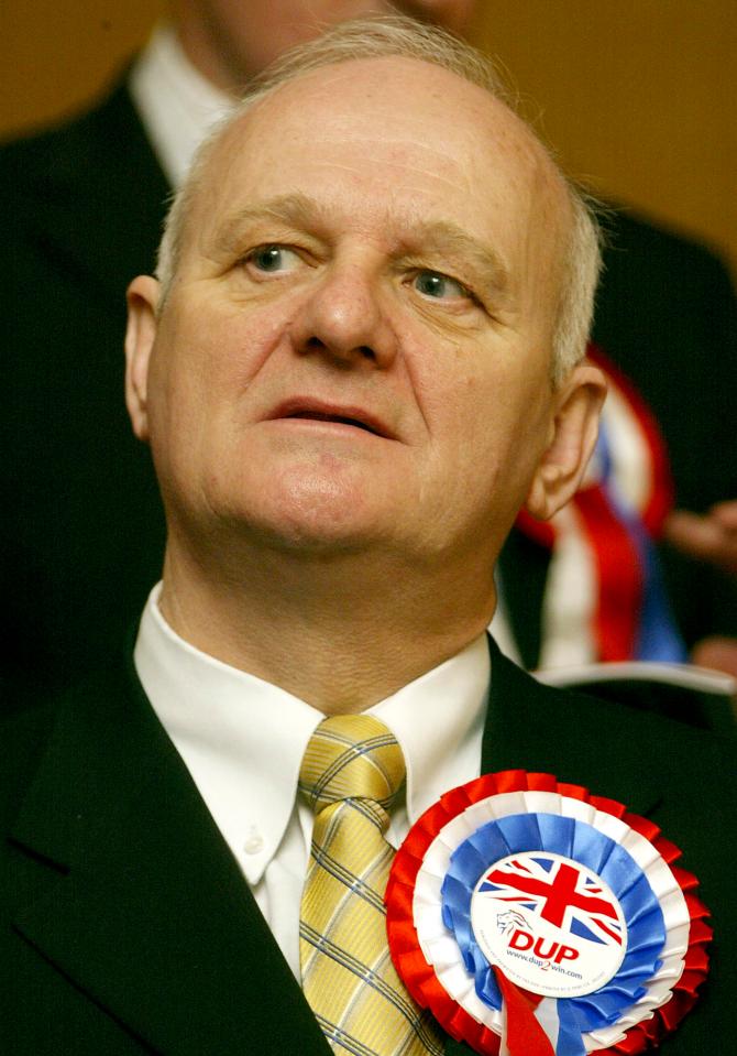  William McCrea will be one of the few DUP members of the House of Lords