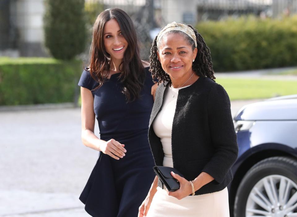  Meghan is said to have been especially touched by Charles kindness towards her mum, Doria