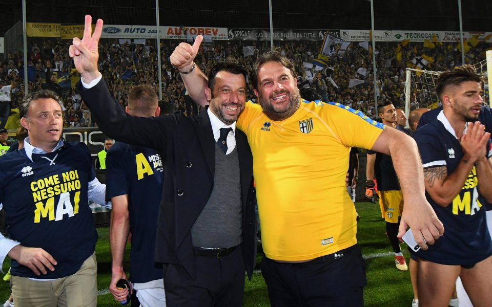  Parma finished second in Serie B ahead of Frosinone, who conceded a late equaliser