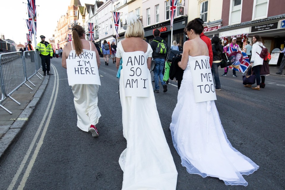 There were three extra brides in Windsor