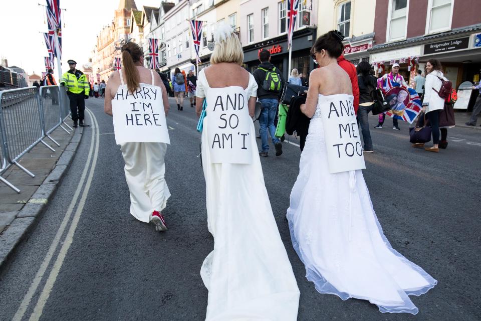  There were three extra brides in Windsor