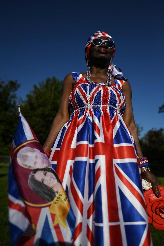  Red, white and blue were the colours of the day