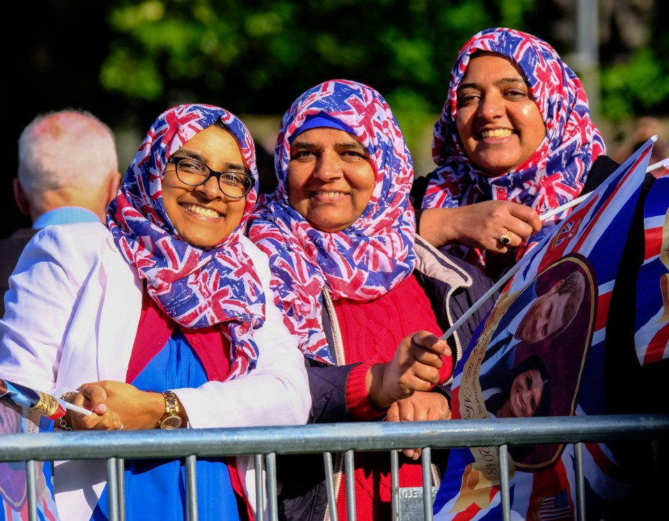 These women had a fun way of wearing the flag